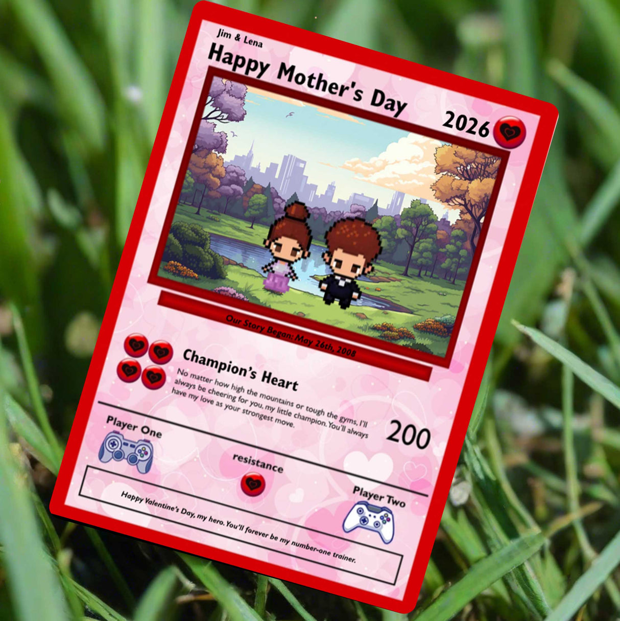 Mom to Son Card - Build Your Own