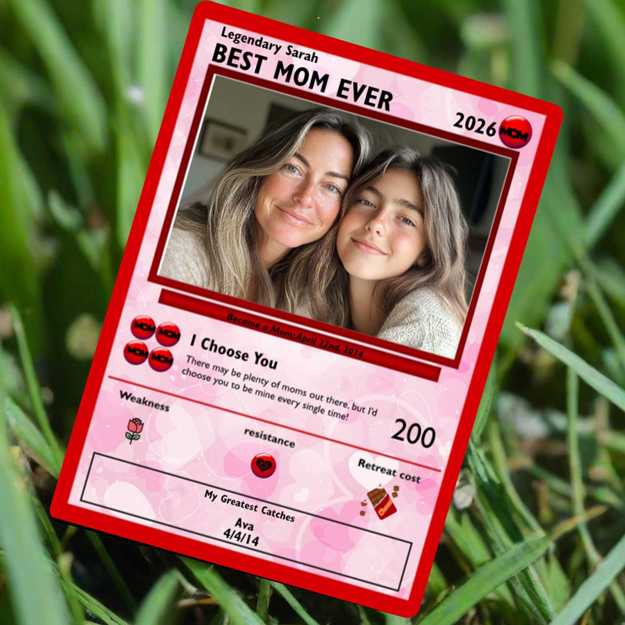 Fête des mères - avec photo