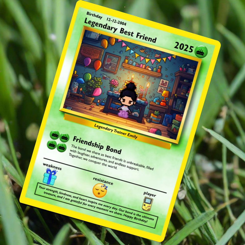 Best Friend Birthday Card - Build Your Own