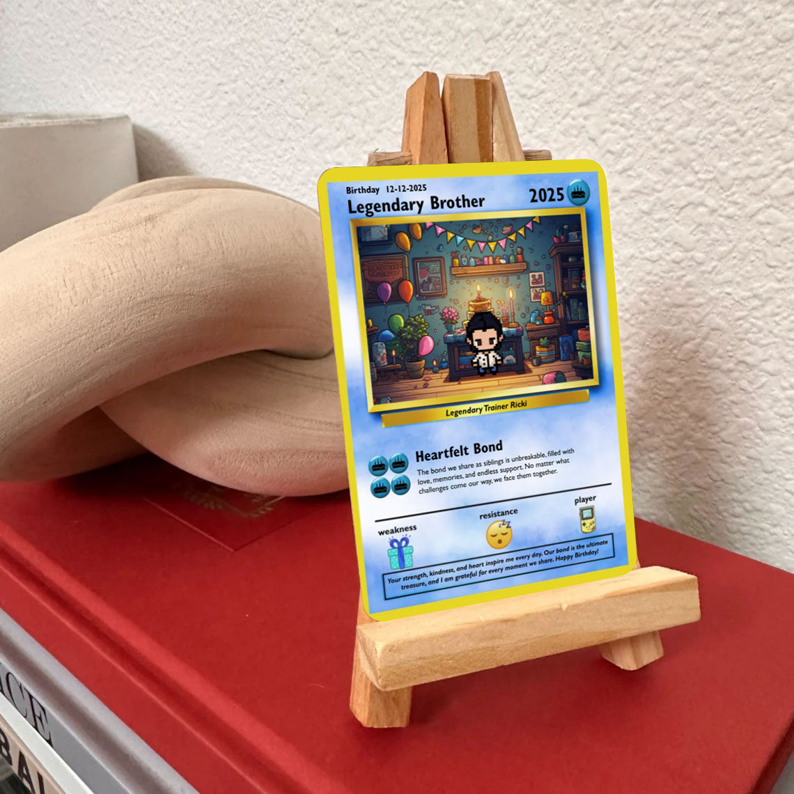 Brother Birthday Card - Build Your Own