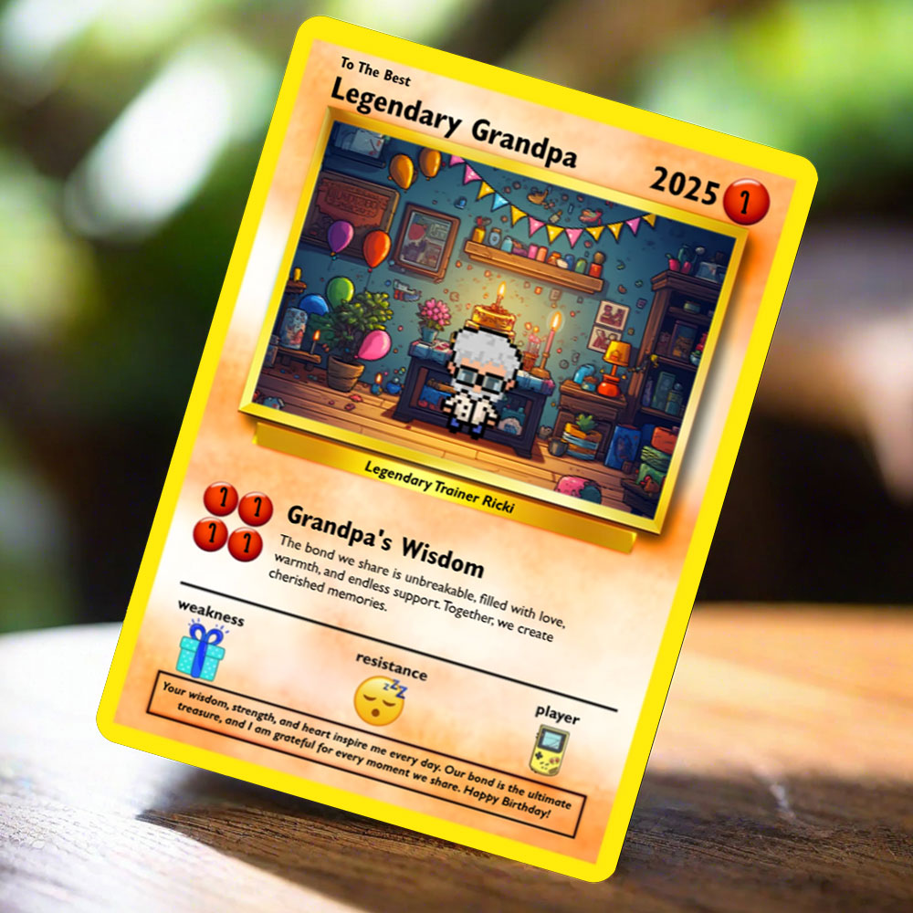 Bauen Sie Ihre eigene - Opa -Karte