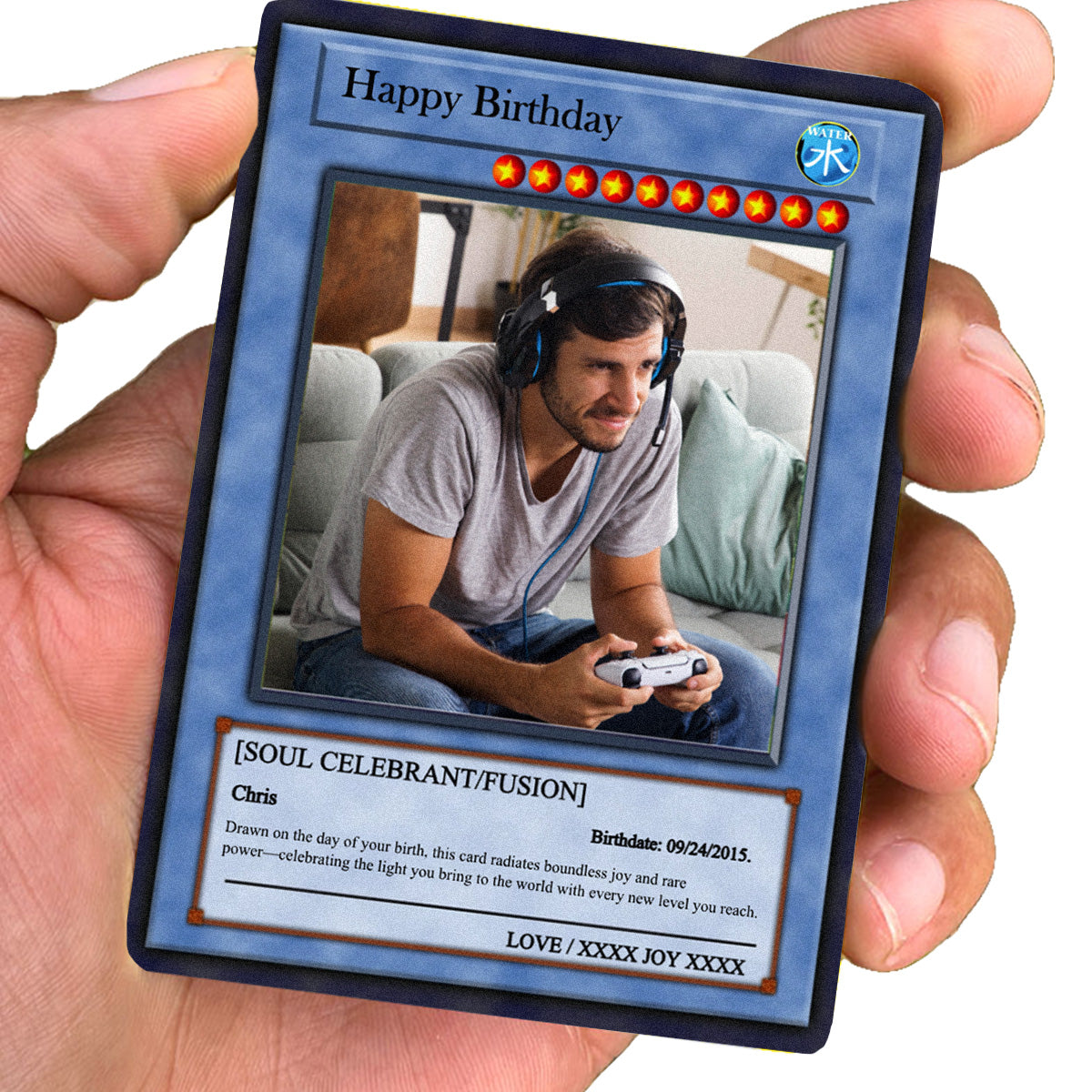 Yu-Gi-Love Birthday Card - Photo
