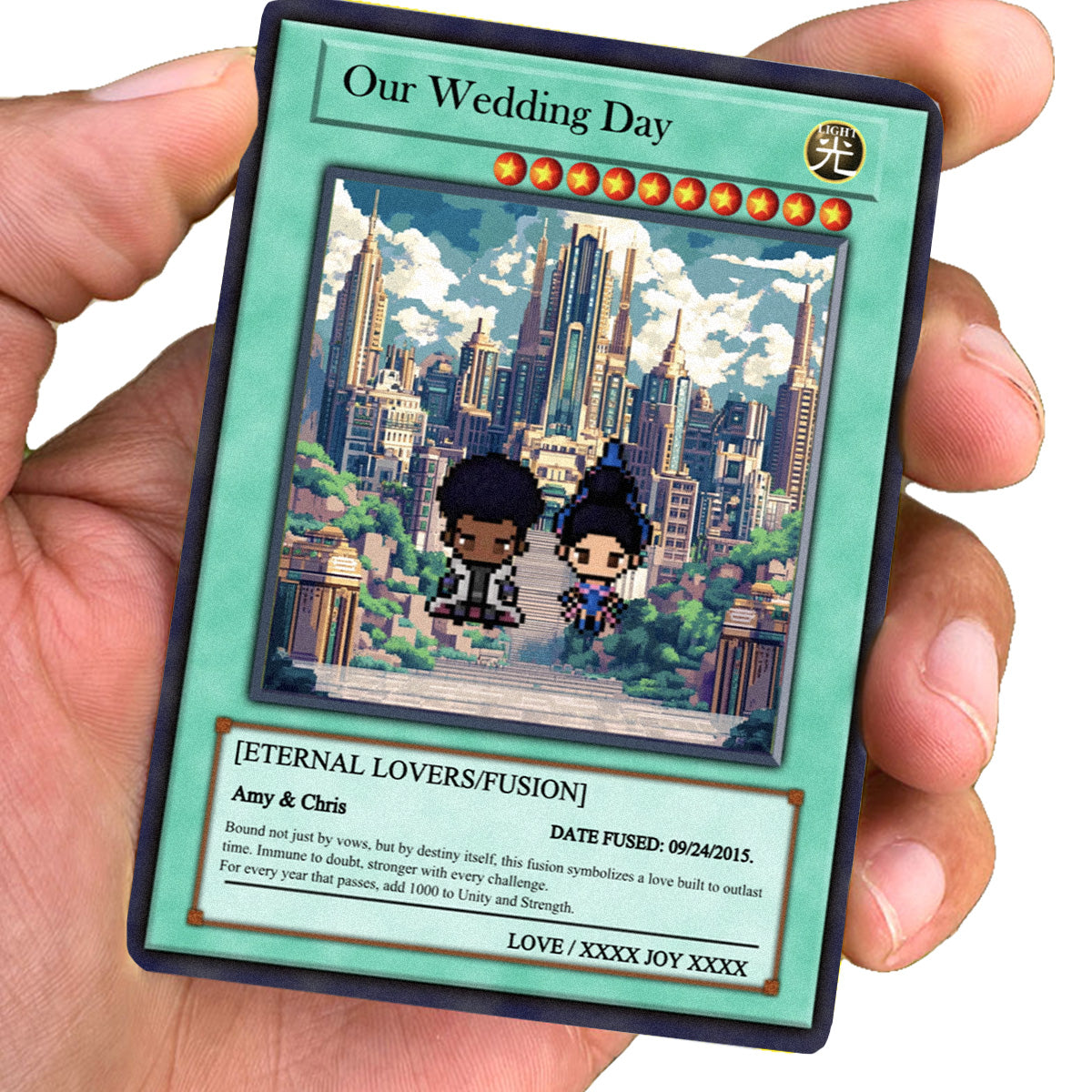 Yu-gi Love Wedding Card - Build Your Own