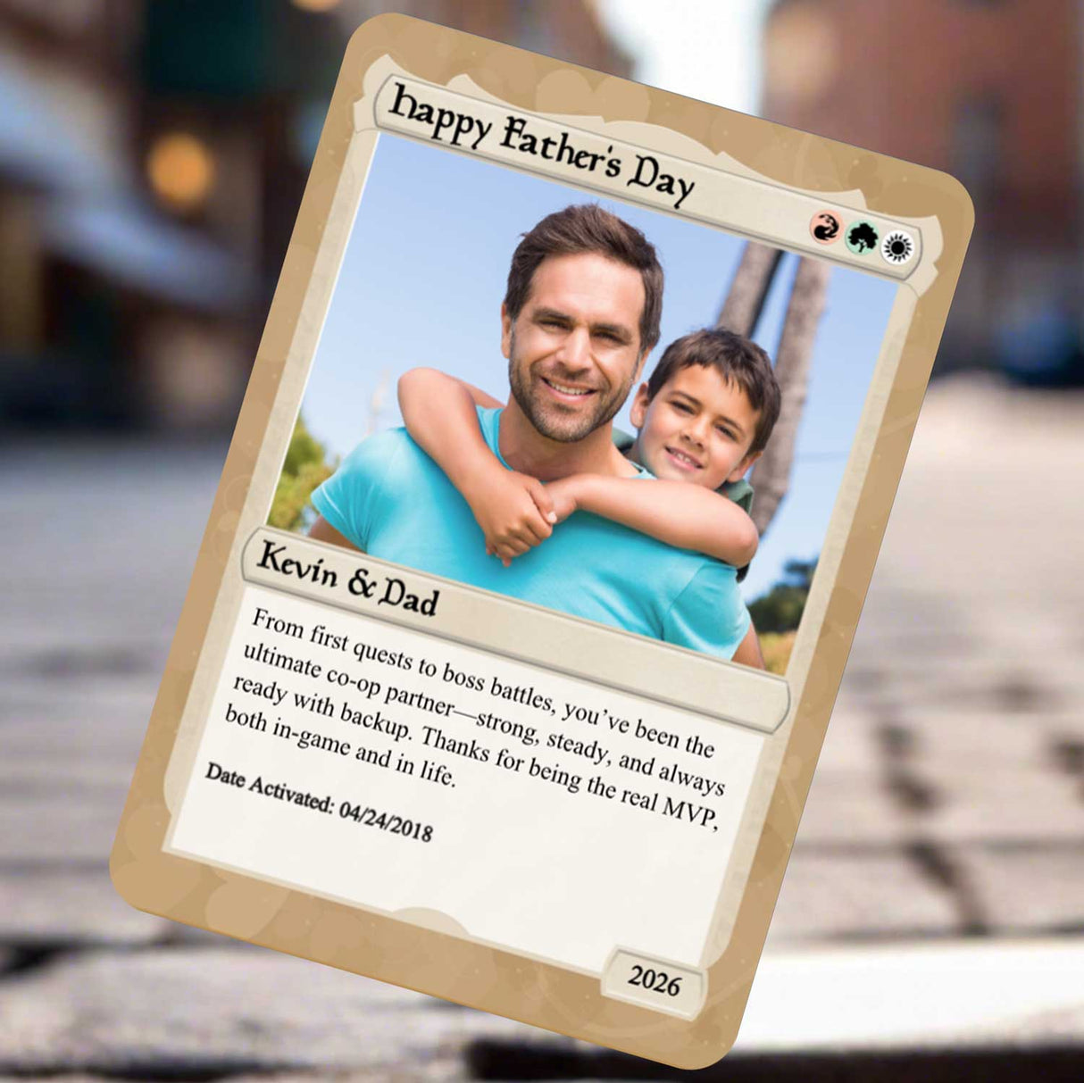 Love The Gathering Father's day Card - Photo