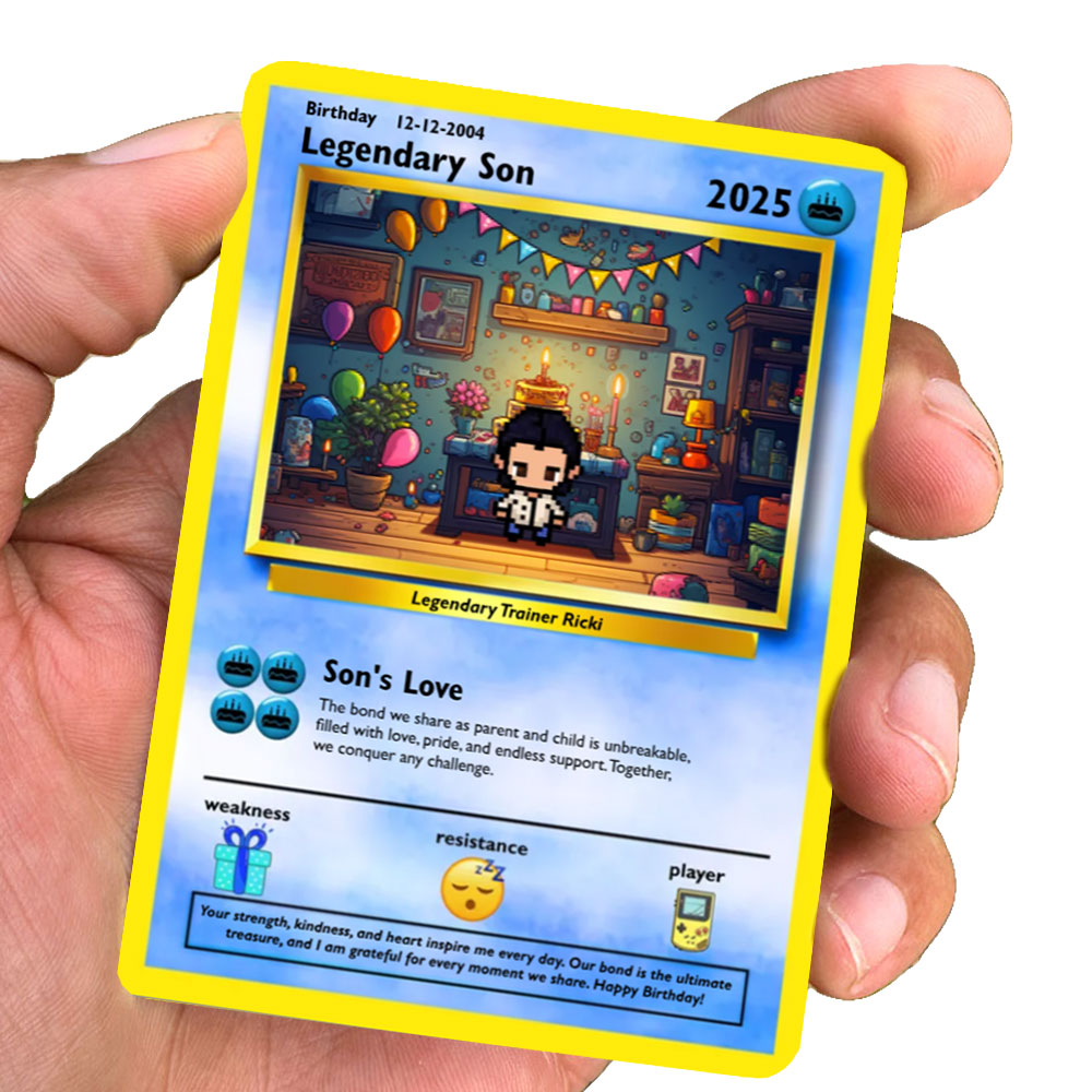 Son Birthday Card - Build Your Own