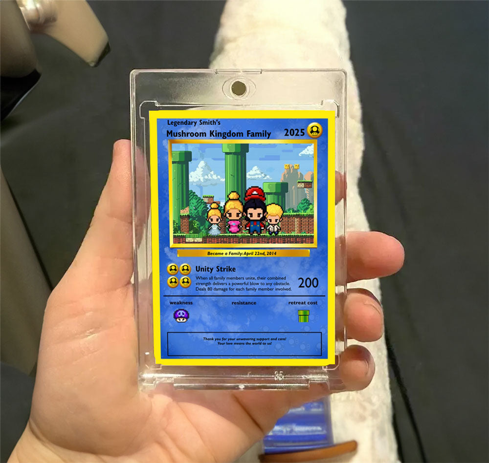 Mushroom Kingdom Family Card -Build Your Own