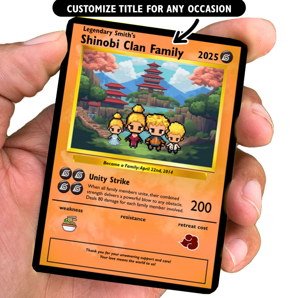 Shinobi Clan Family Card - Build Your Own