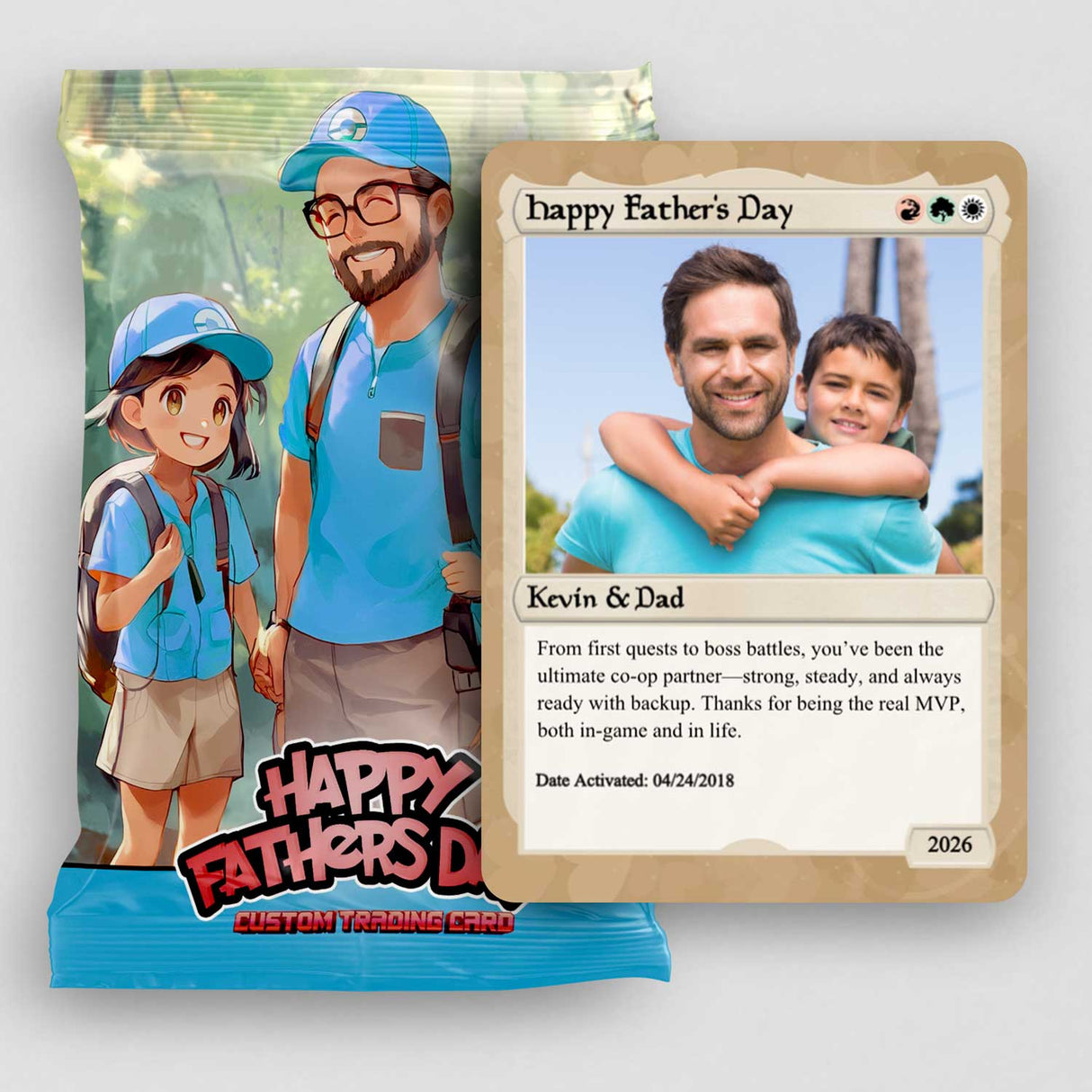 Love The Gathering Father's day Card - Photo
