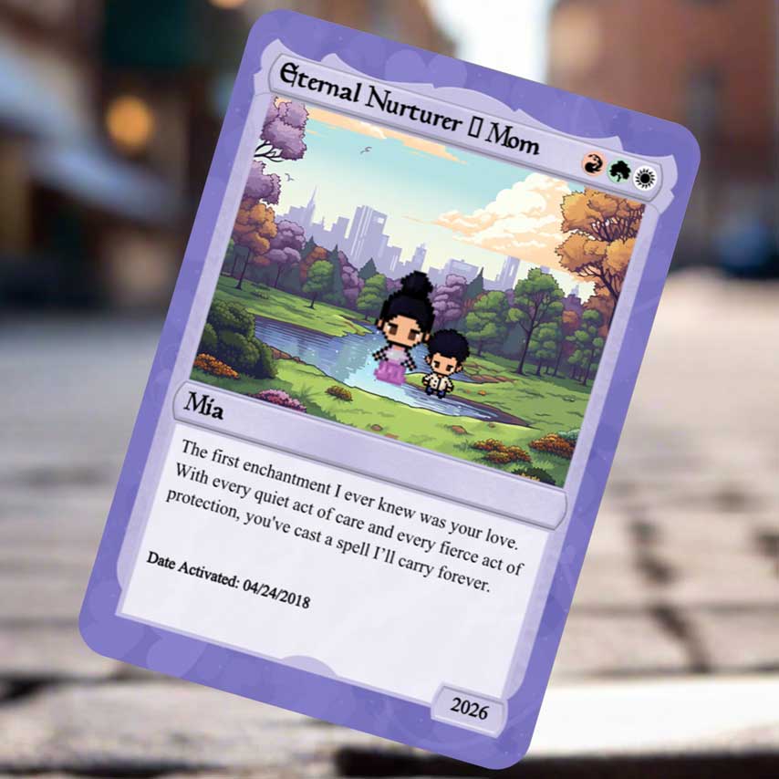 Love The Gathering For Mom Card - Build Your Own