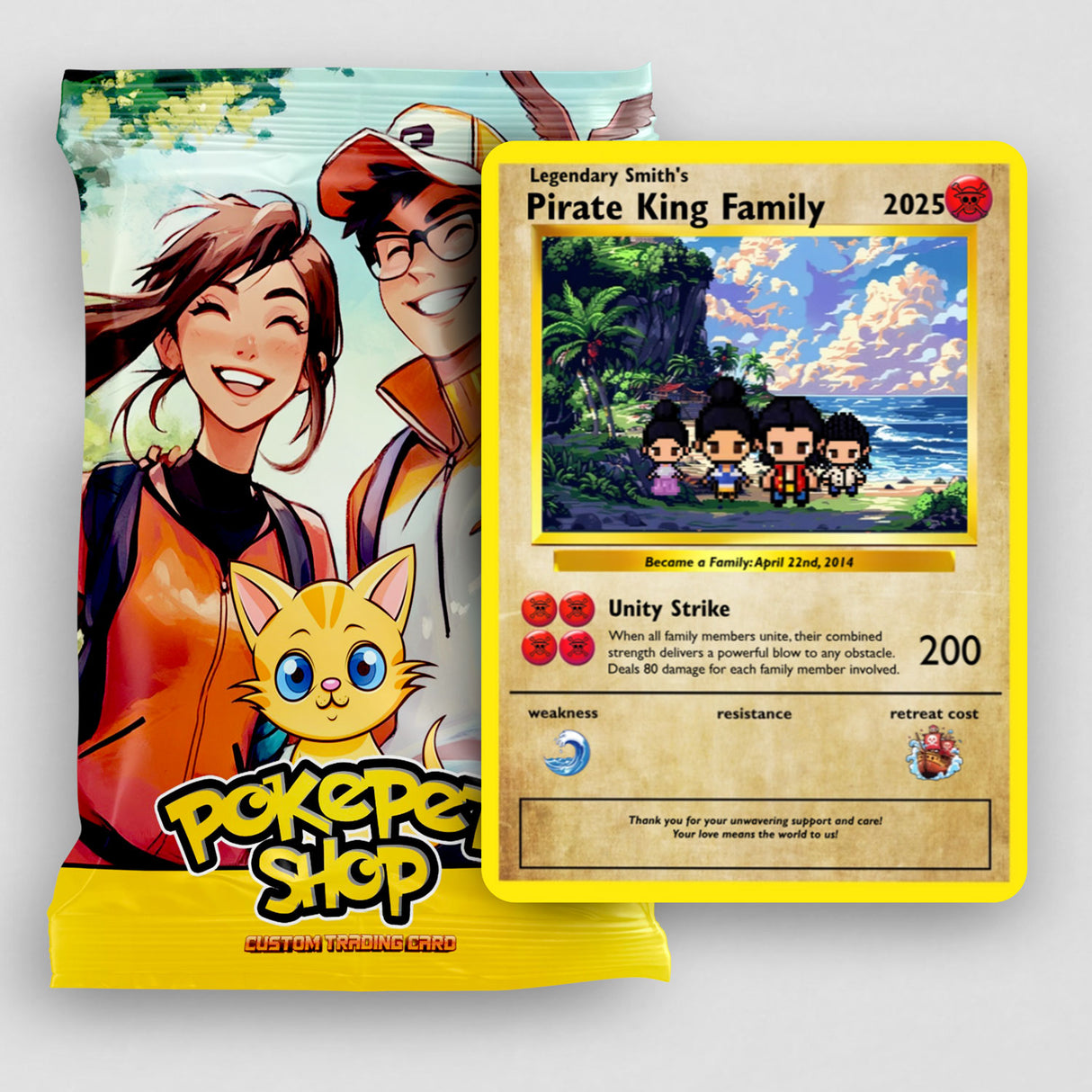 Pirate King Family Card - Build Your Own