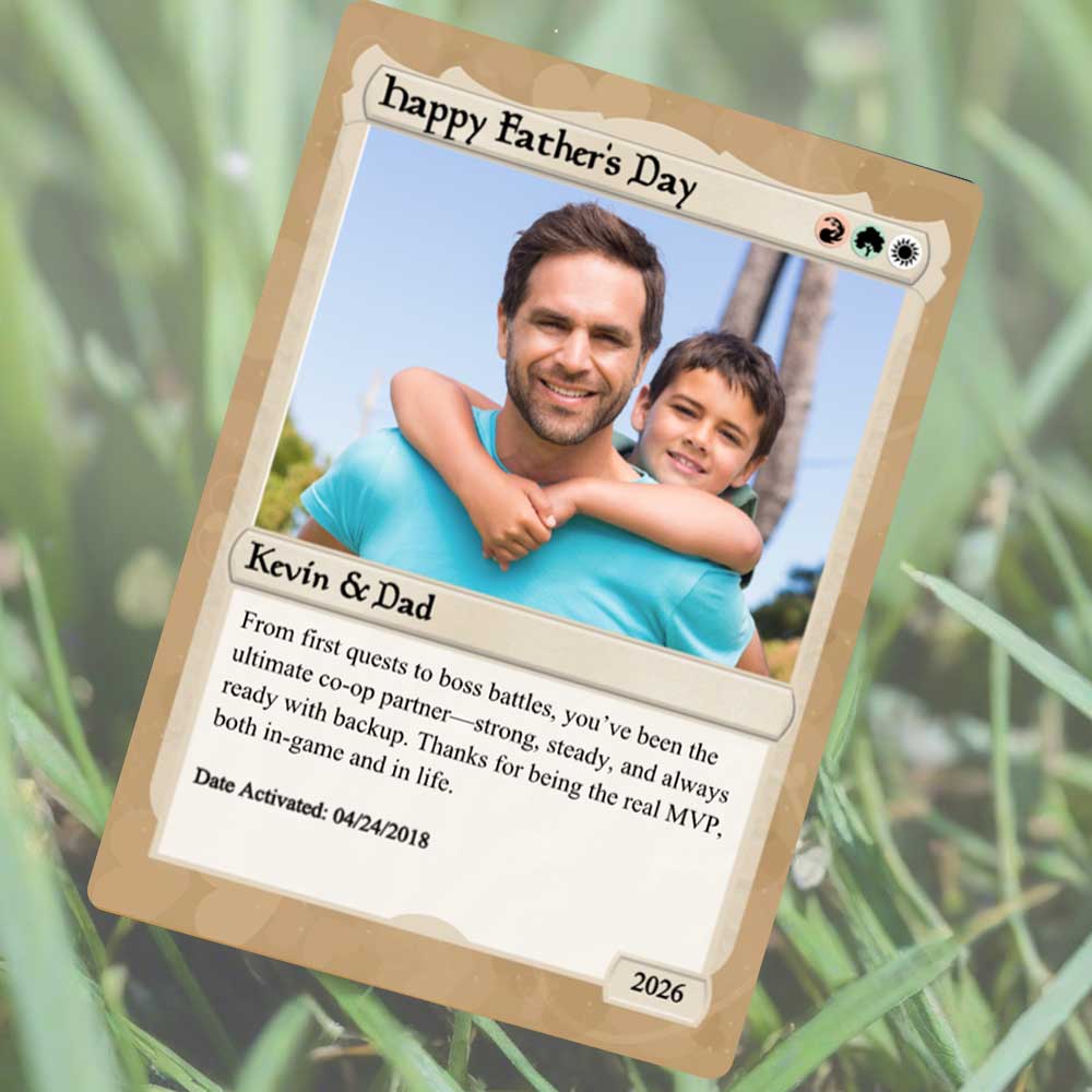 Love The Gathering Father's day Card - Photo