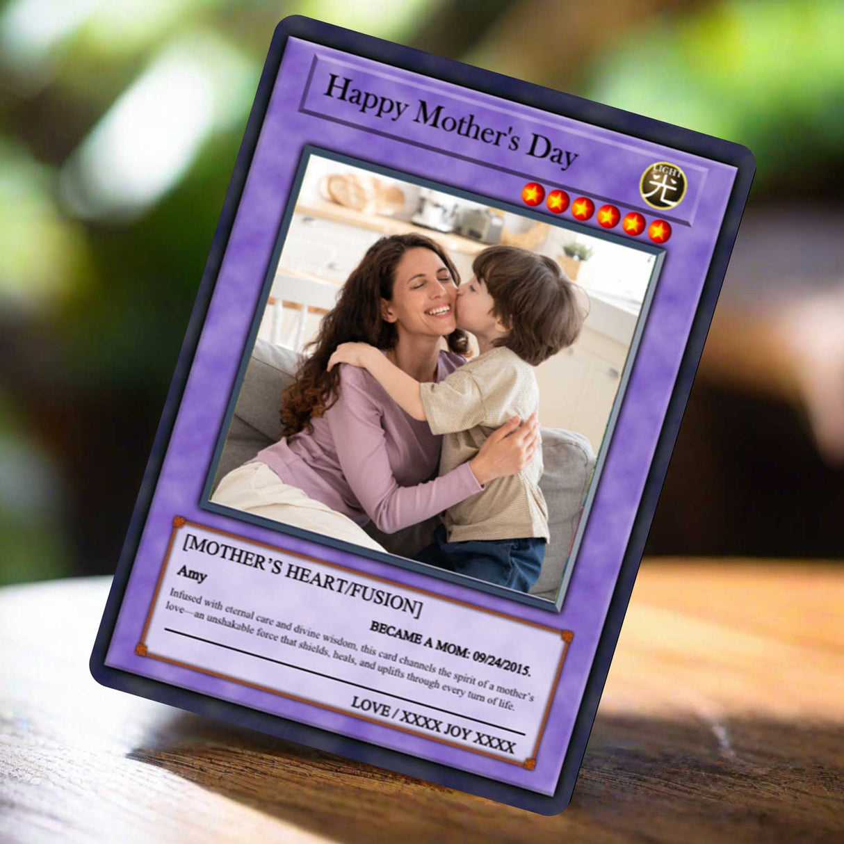 Yu-Gi-Love Mother's Day Card - Photo