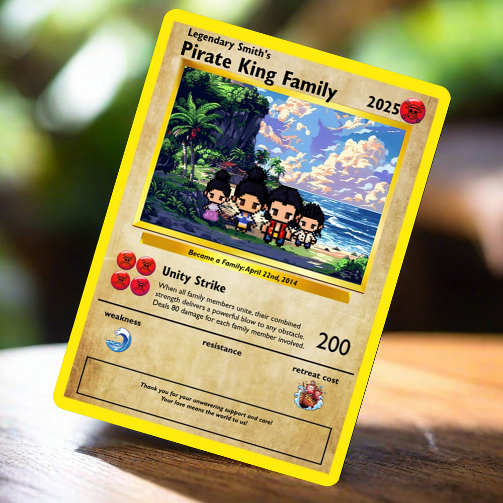 Pirate King Family Card - Build Your Own