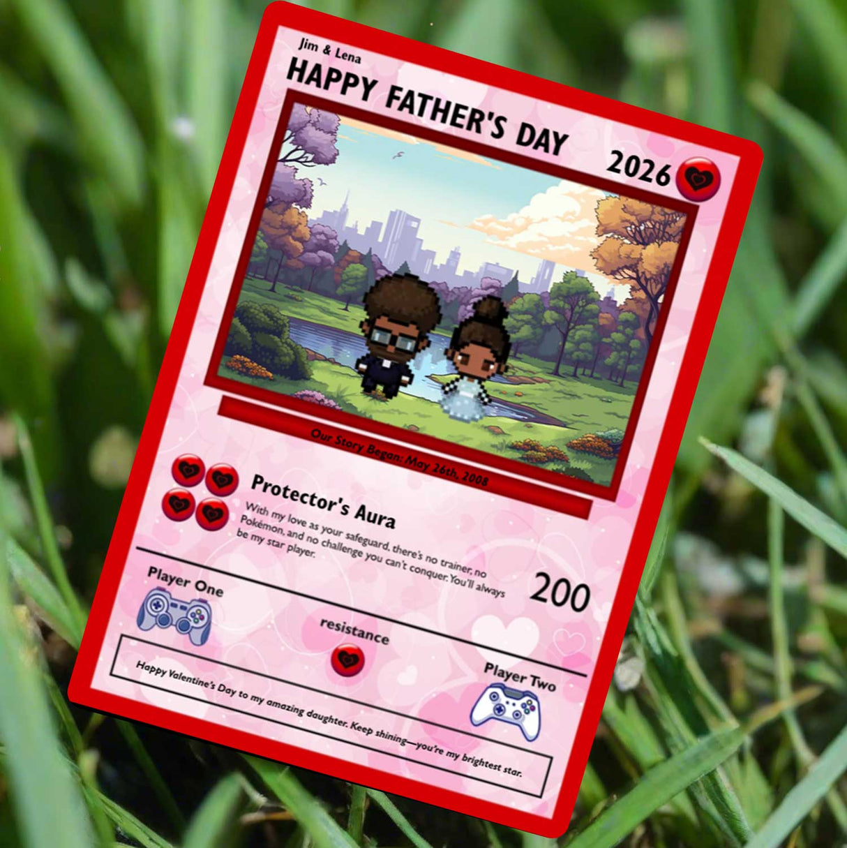 Dad to Daughter Card - Build Your Own