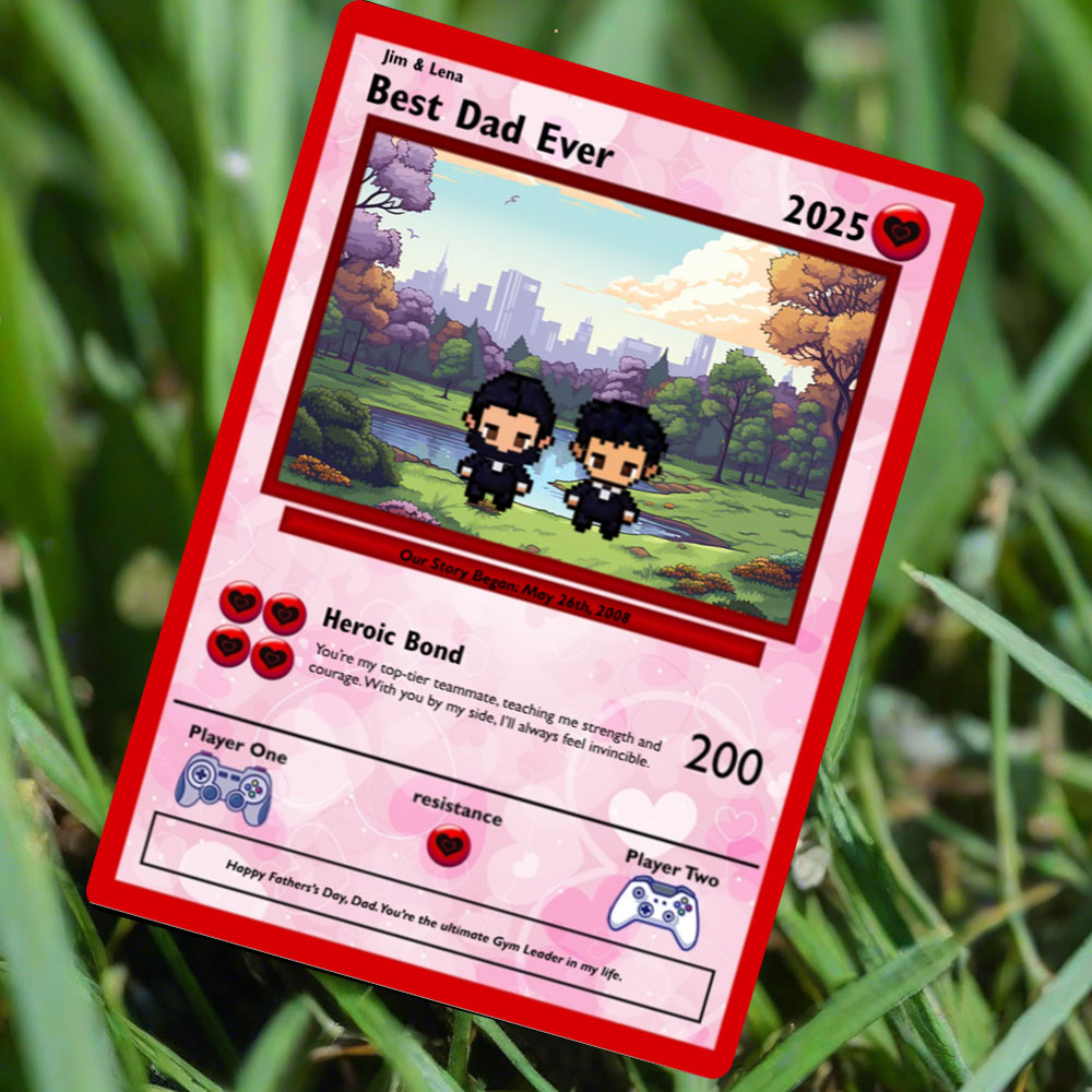 Son to Dad Card - Build Your Own