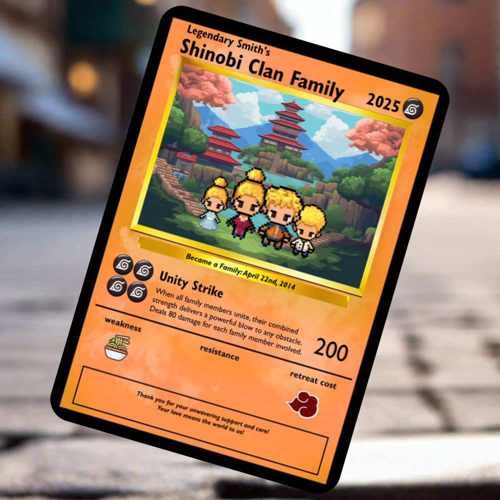 Shinobi Clan Family Card - Build Your Own