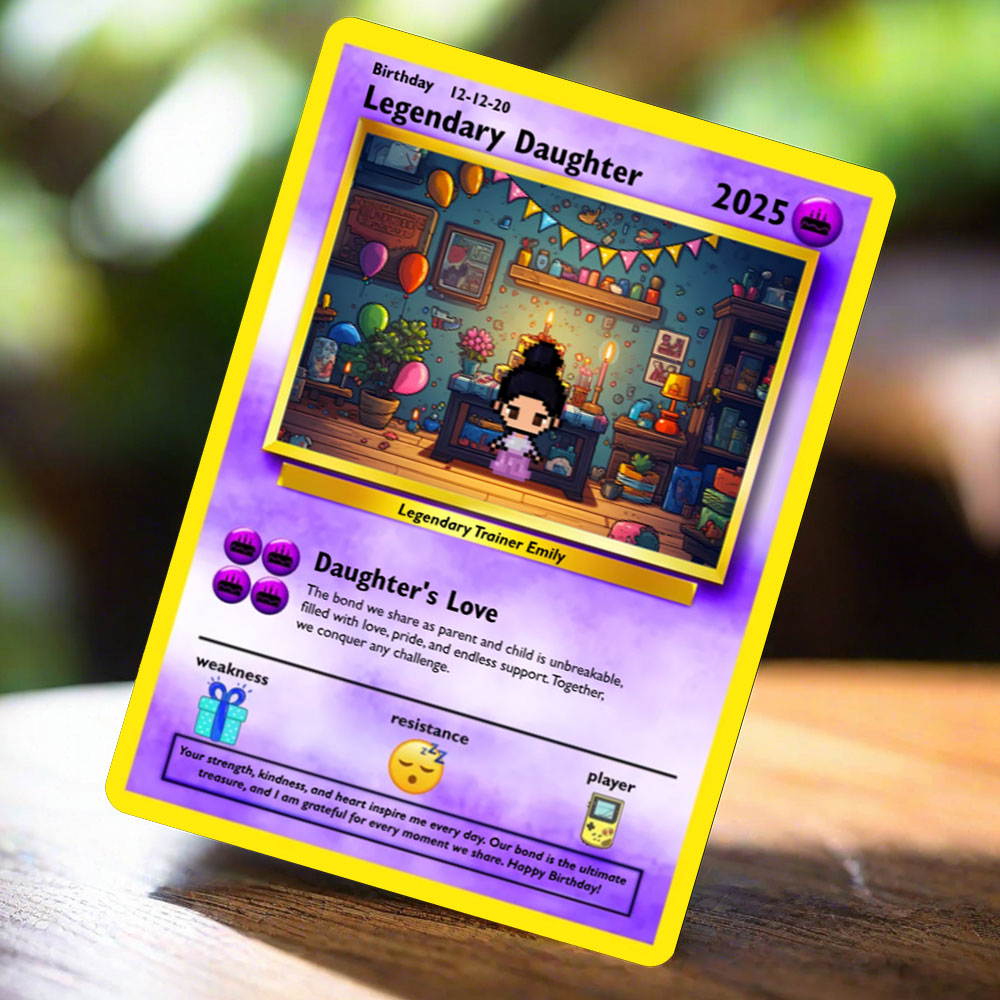 Daughter Birthday Card - Build Your Own