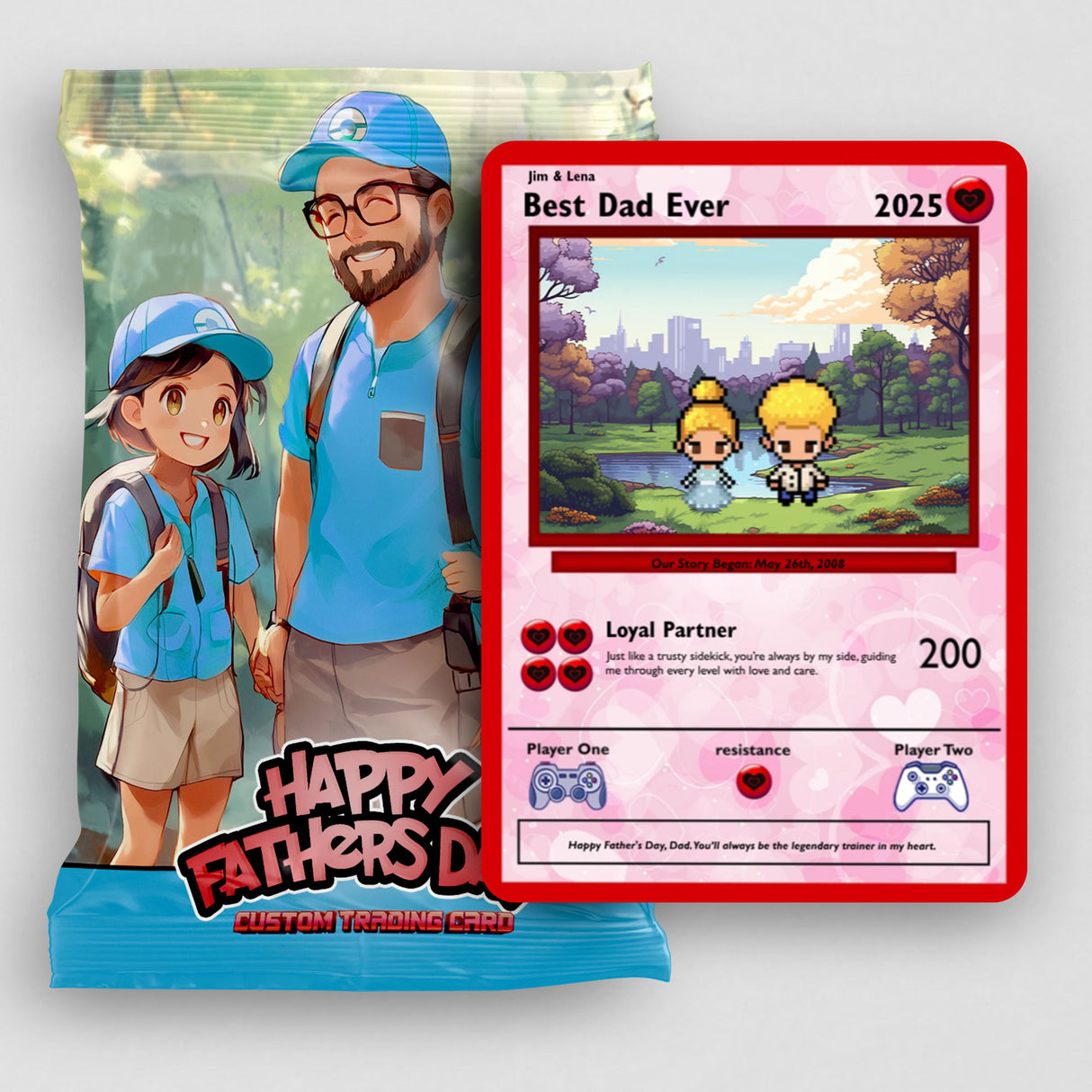 Son to Dad Card - Build Your Own