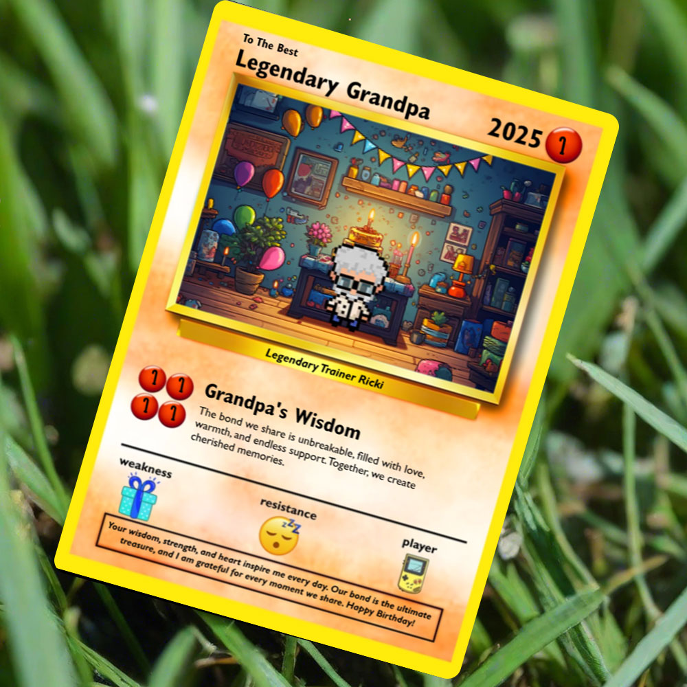 Bauen Sie Ihre eigene - Opa -Karte