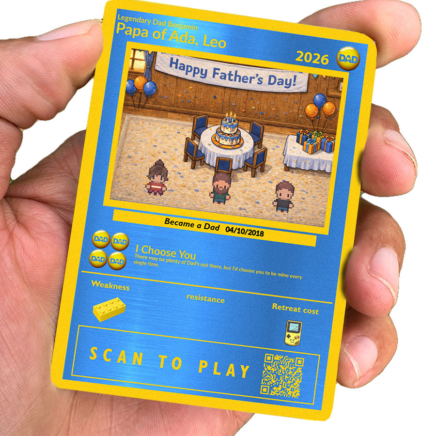 Tarjeta de papá legendaria