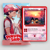 gold valentines pokemon card Valentines Day / Anniversary Card