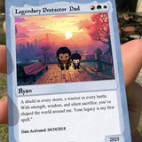Love The Gathering For Dad Card  - Build Your Own