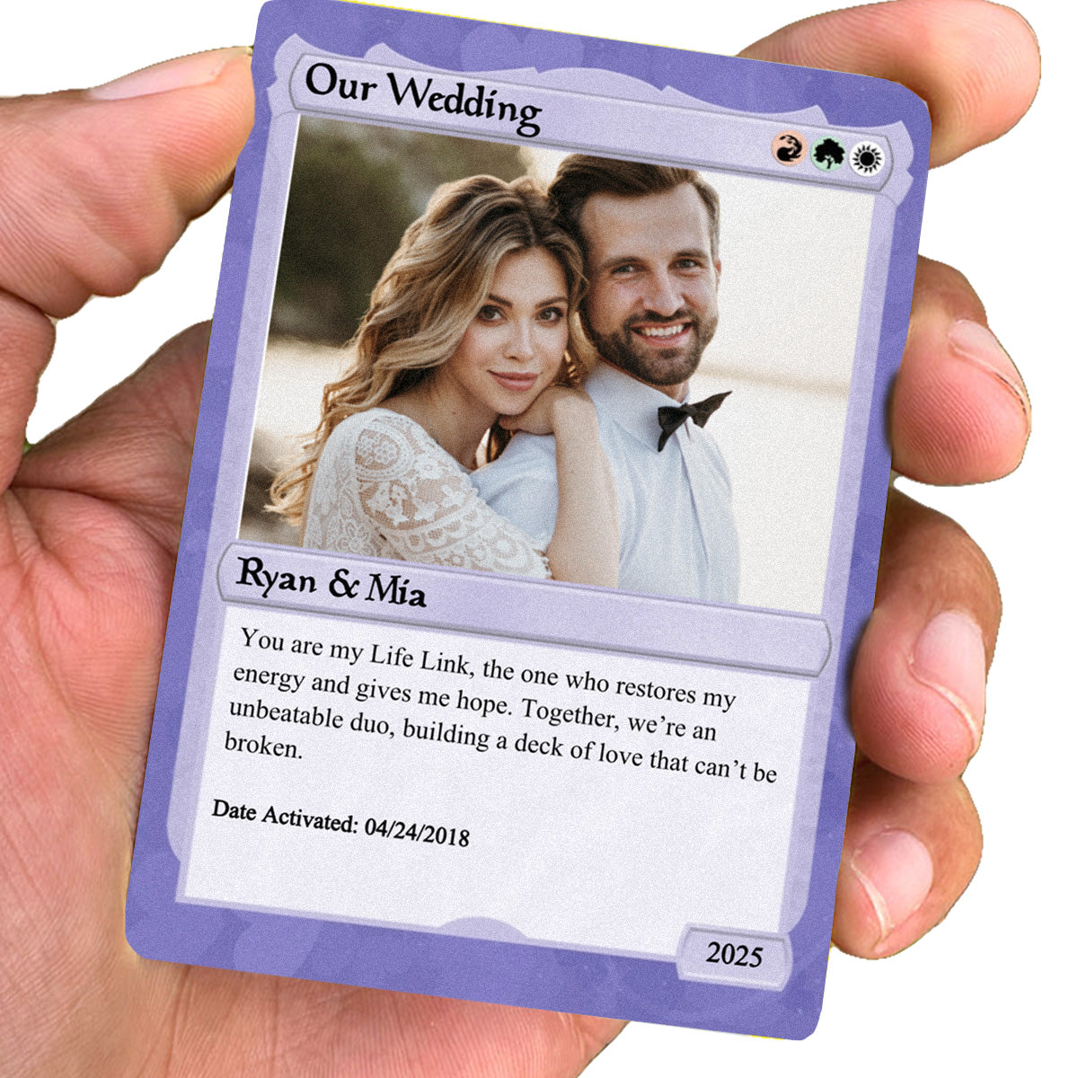 Love The Gathering Wedding Card  - Photo