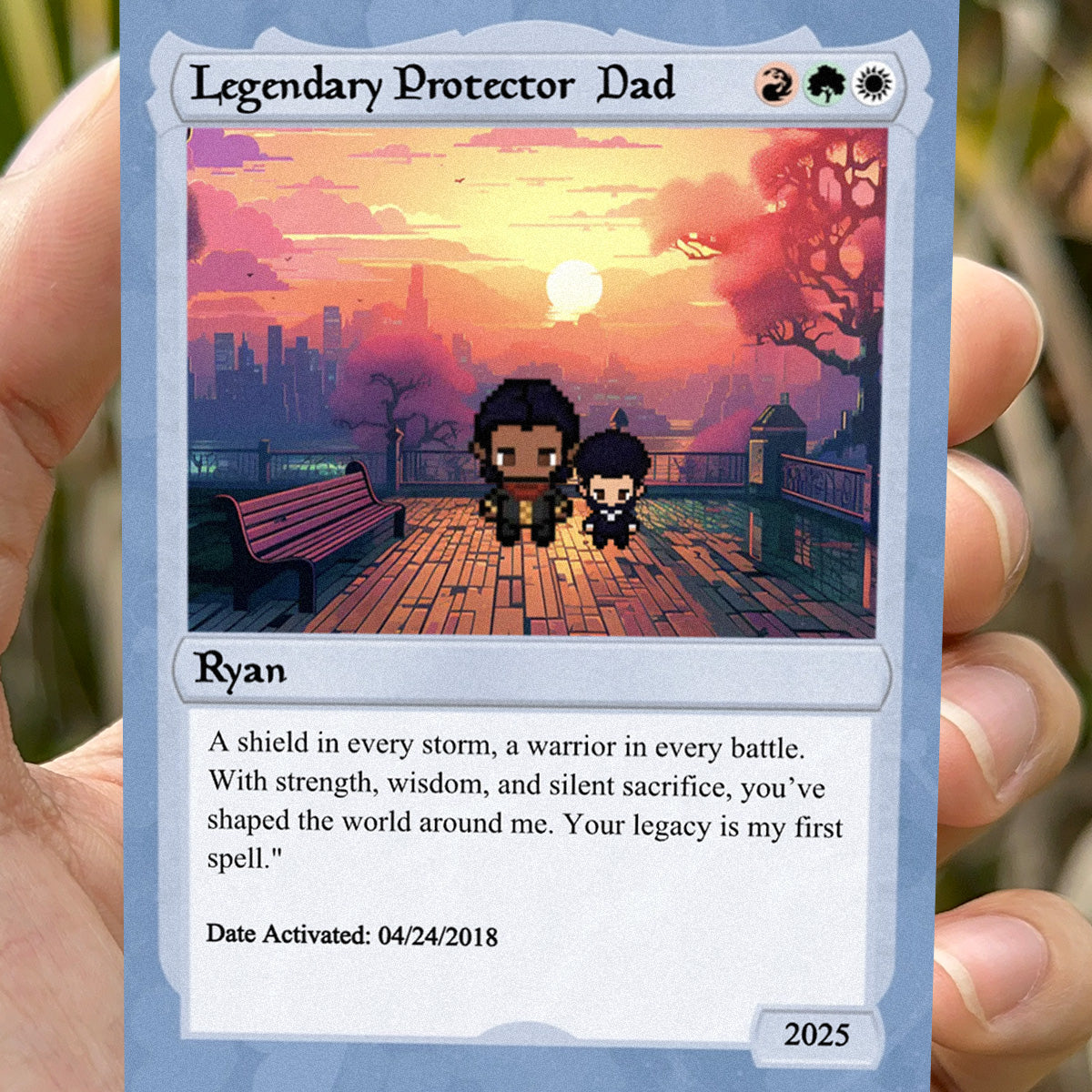 Love The Gathering For Dad Card  - Build Your Own