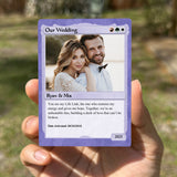 Love The Gathering Wedding Card  - Photo