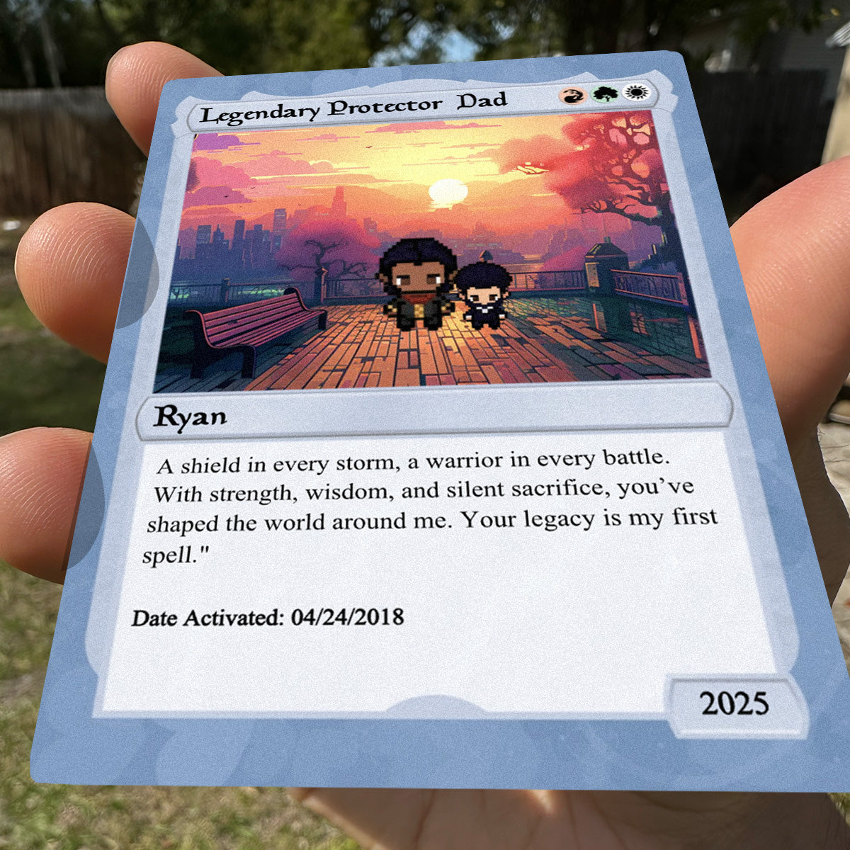 Love The Gathering For Dad Card  - Build Your Own