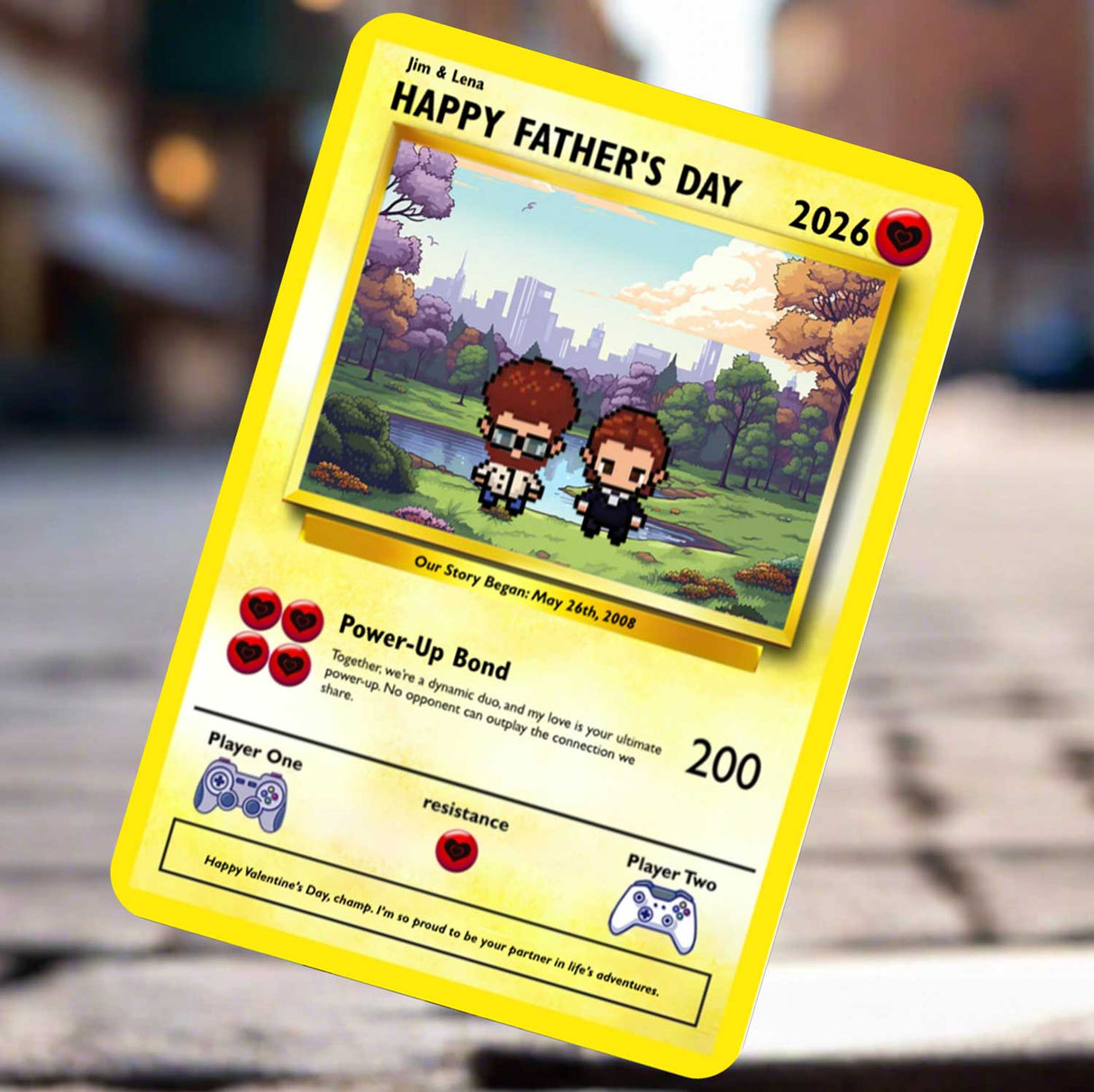 Dad to Son Card - Build Your Own