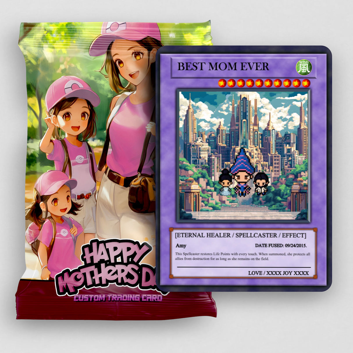 Yu-gi Love For Mom Card  - Build Your Own