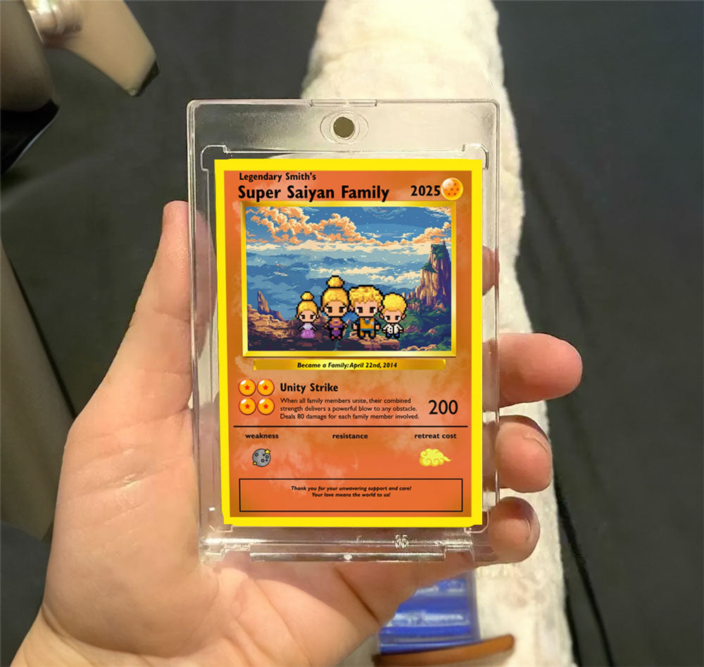 Super Saiyan Family Card - Build Your Own