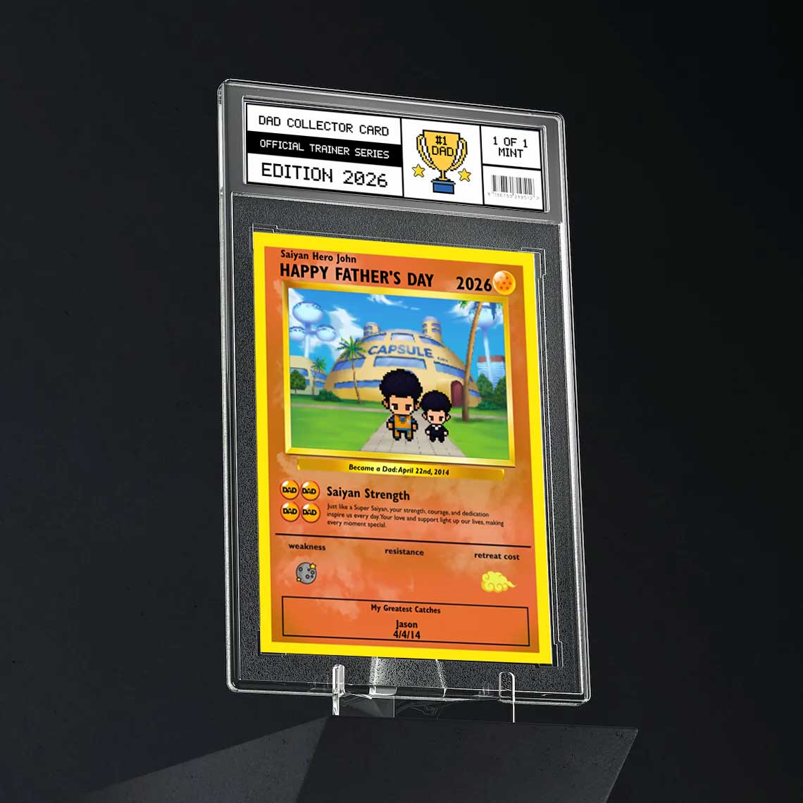 Super Saiyan Dad Card - Build Your Own