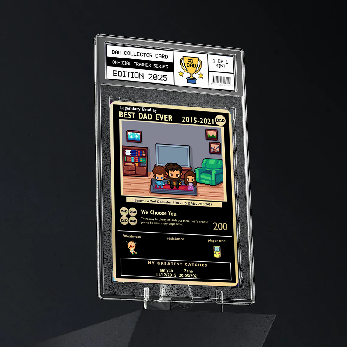 Dad Card Limited Gold Edition - Build Your Own