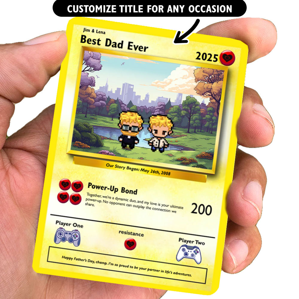 Dad to Son Card - Build Your Own