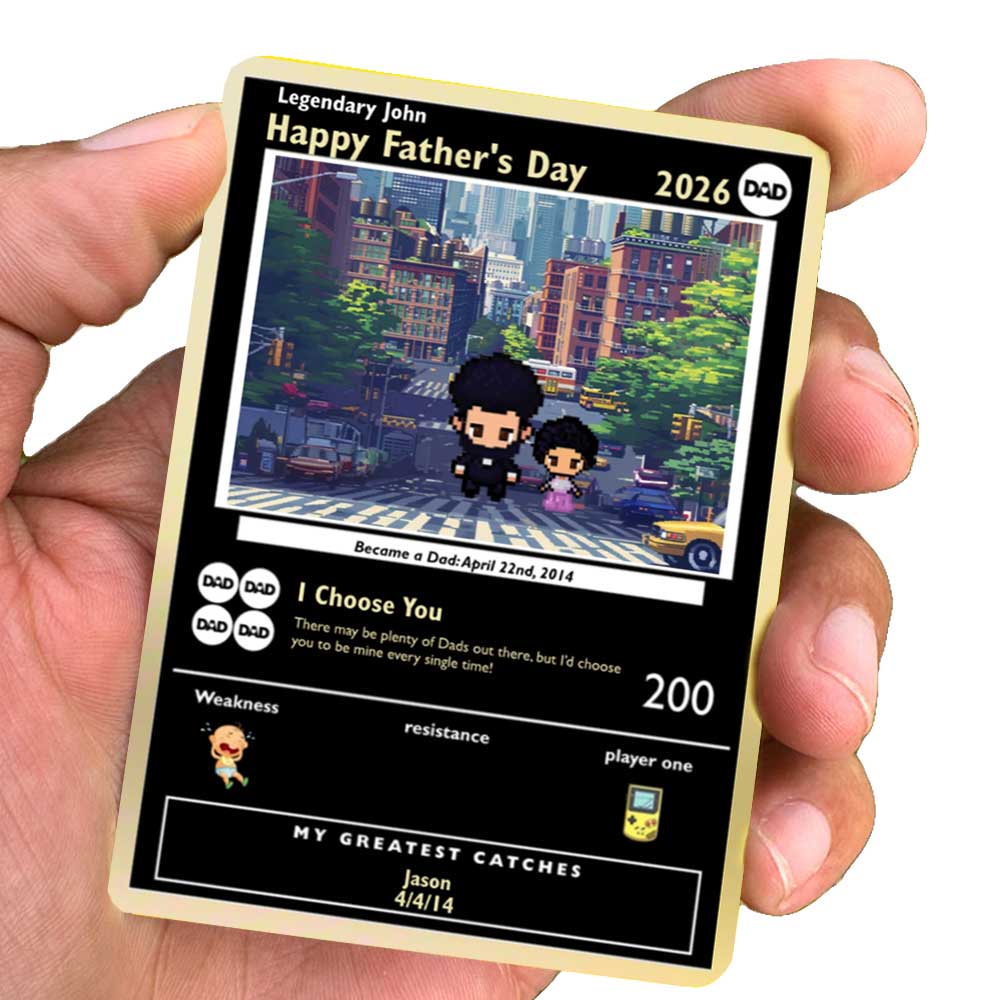 Dad Card Limited Gold Edition - Build Your Own