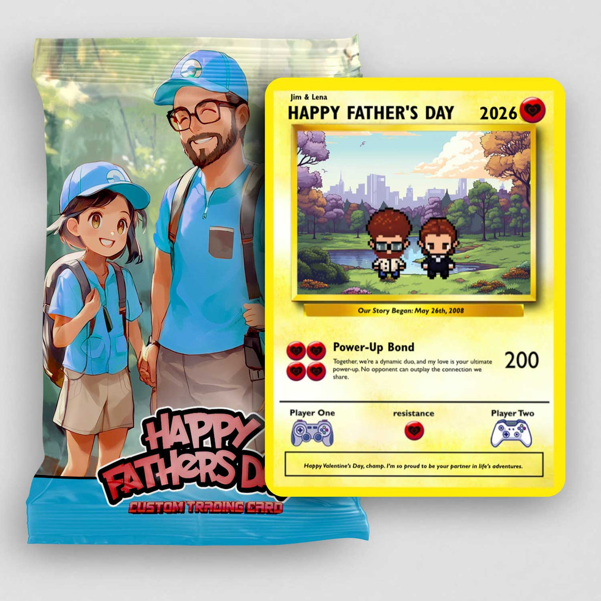 Dad to Son Card - Build Your Own