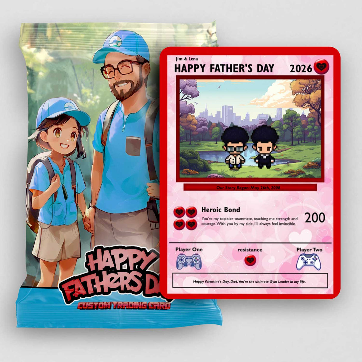 Son to Dad Card - Build Your Own