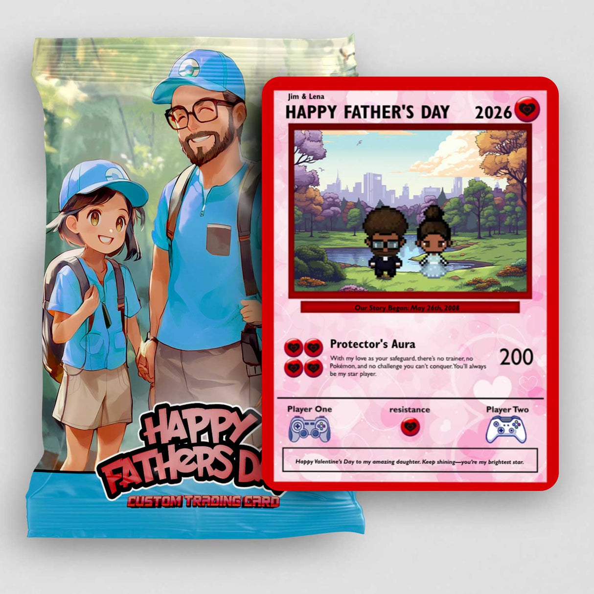 Dad to Daughter Card - Build Your Own