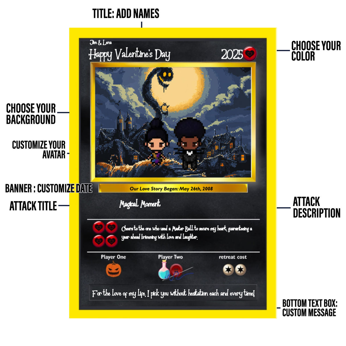 Nightmare Love Vday - Build Your Own