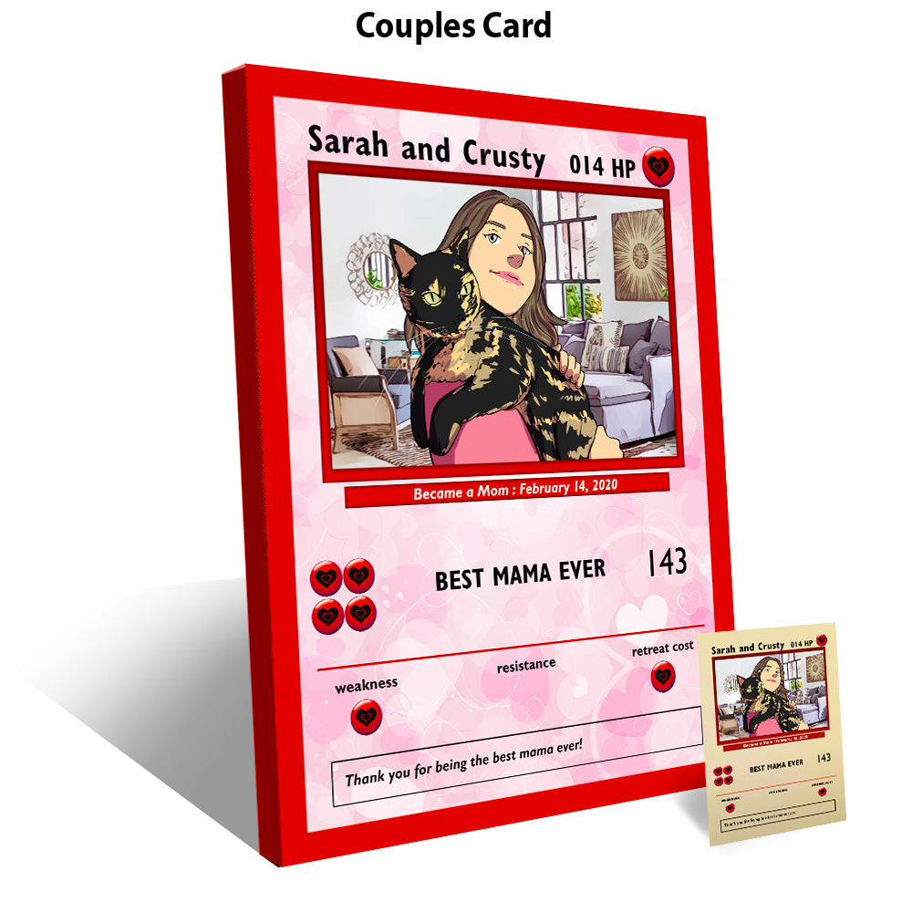 Limited Edition Hand Drawn V-Day Card – Poke Pet Shop