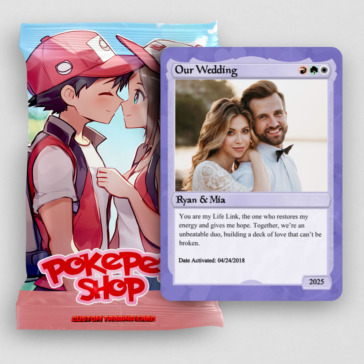 Love The Gathering Wedding Card  - Photo