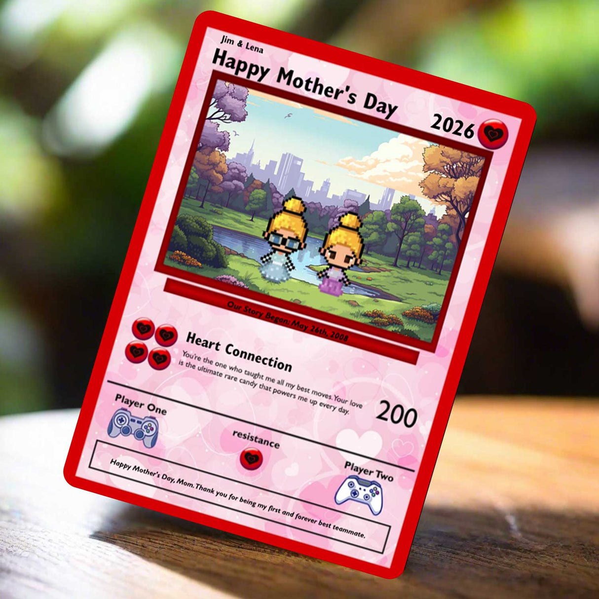 Mom to Daughter Card - Build Your Own