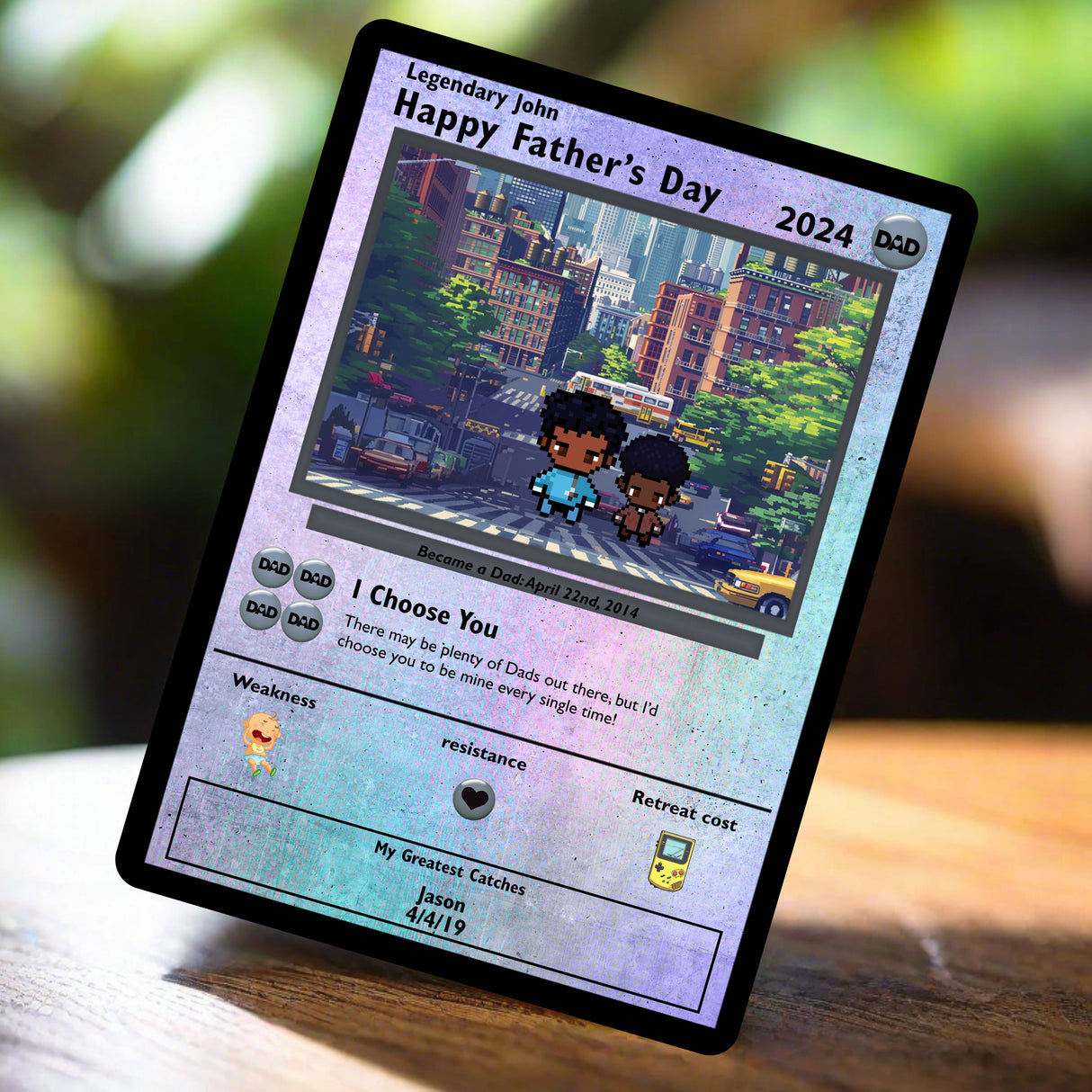 Nift Reward - Construisez votre propre carte pour la fête des pères