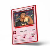 Rajoitettu erä käsin piirretty V-päivän kortti